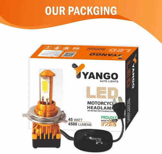 Yango High Power LED Headlight for ALL Bikes – 12V 45W