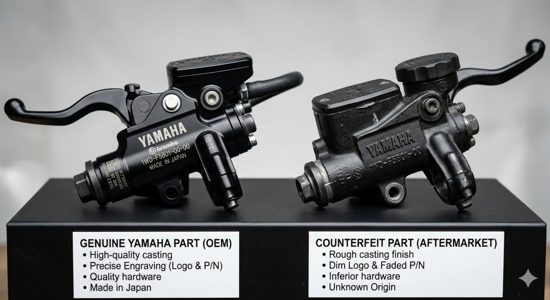 Genuine vs Fake Yamaha Spare Parts: How to Spot the Difference