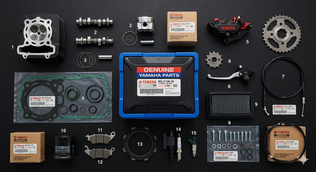 Top 10 Yamaha R15 V4 Spare Parts Every Owner Must Have