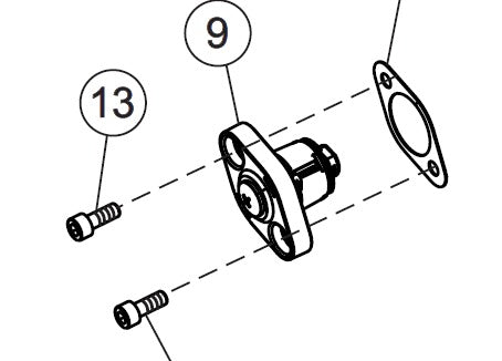 Jawa Genuine Tensioner Assembly with O Ring & Screw (T0208EVE0010N )