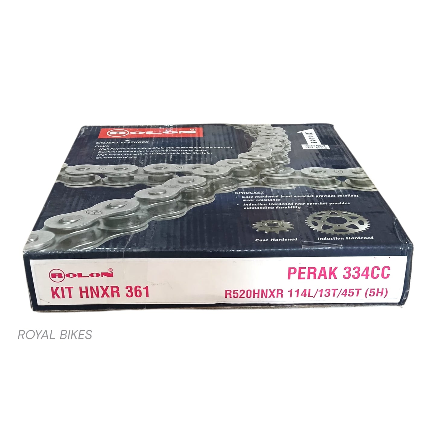 Rolon HNXR 361 chain sprocket kit for Jawa Perak 334cc R520HNXR 114L 13T 45T