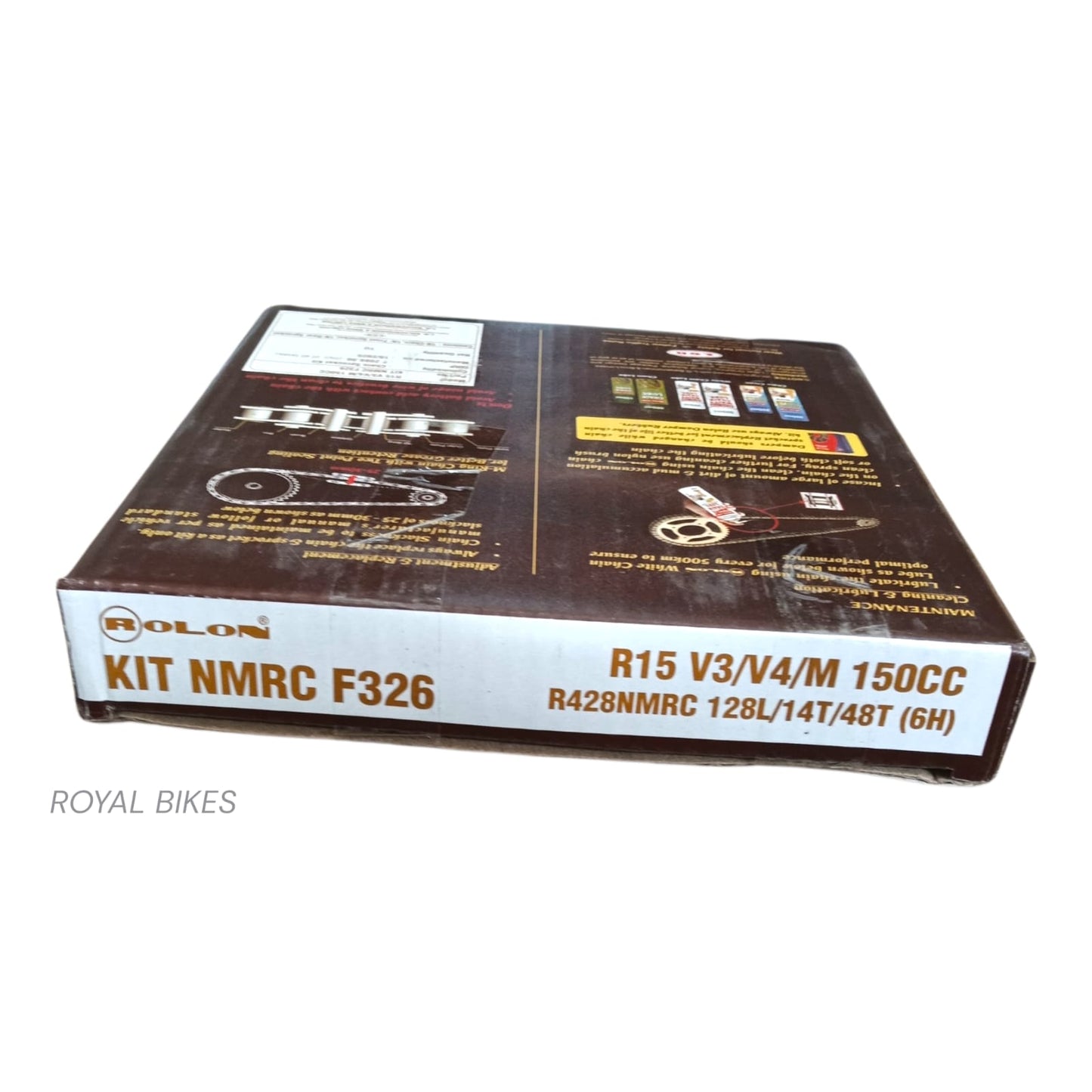 Rolon NMRC F326 chain sprocket kit for Yamaha R15 V3 V4