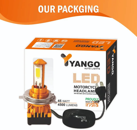 Yango High Power LED Headlight for ALL Bikes – 12V 45W