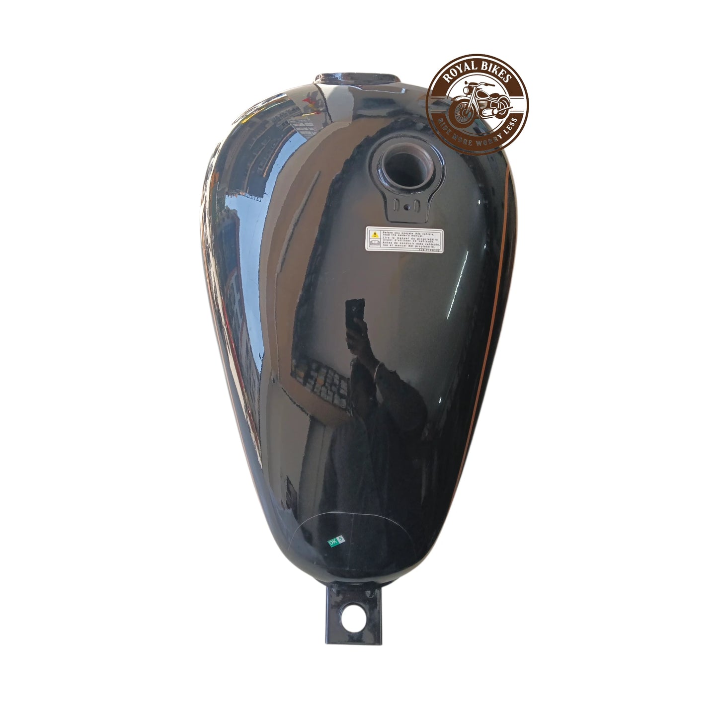 Yamaha Enticer Fuel Tank Assy black & red  upper view