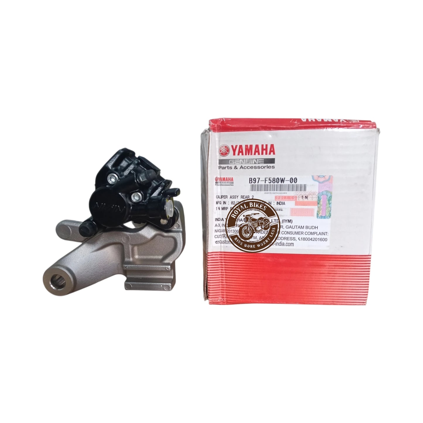 Yamaha FZ Rear Brake Caliper Assembly Genuine OEM B97-F580W-00