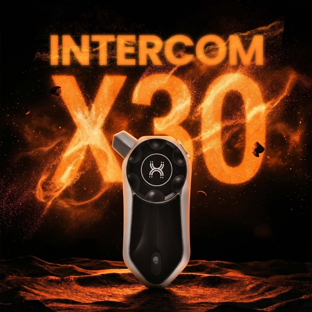 LGP X30 Pro Motorcycle Bluetooth Mesh Intercom Headset