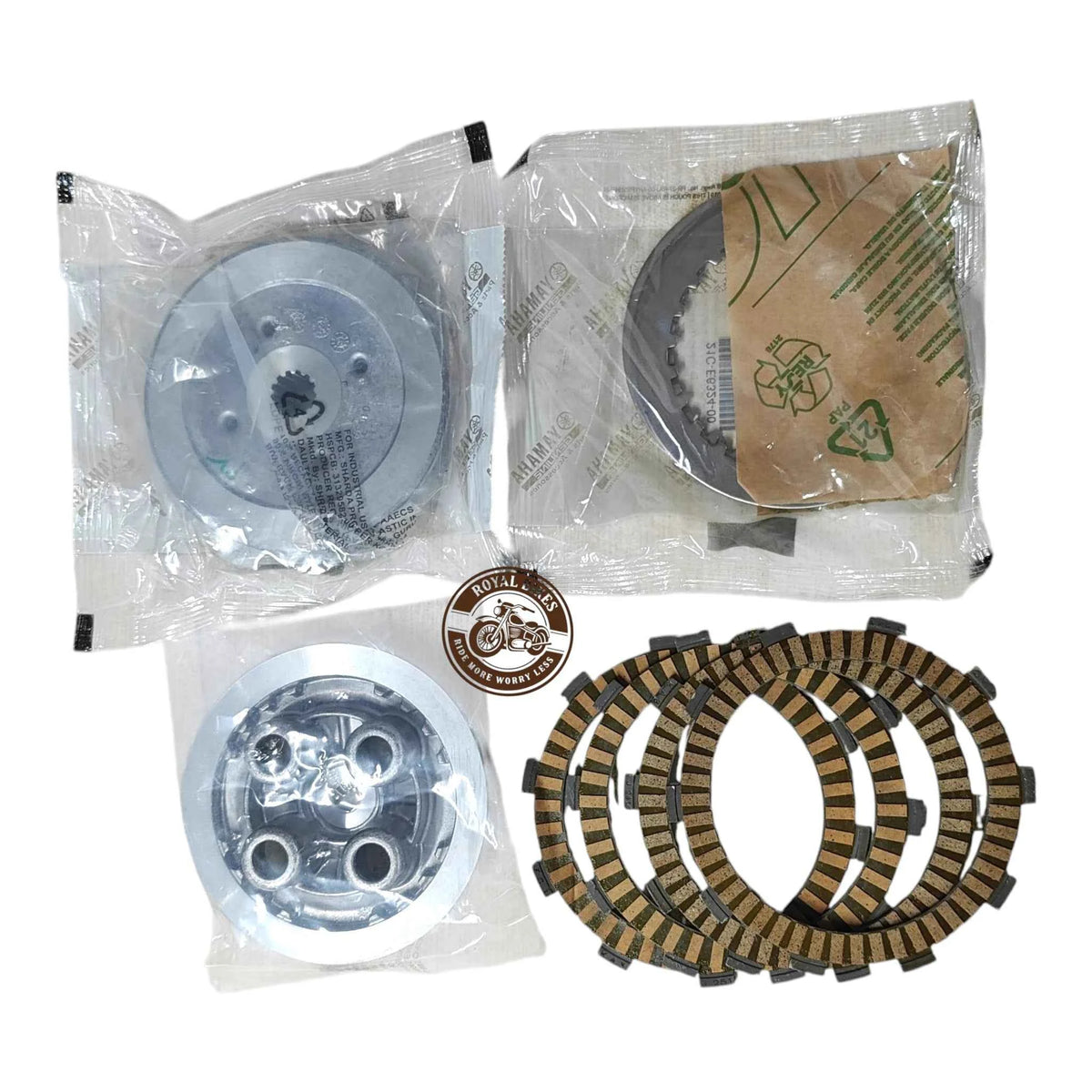 Yamaha Genuine Clutch Assembly for FZ V1, FZ V2 & R15 V2 – OEM 21C-WB075-00